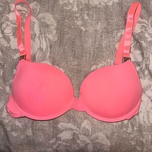 NWOT Juicy Couture Neon Pink Push-Up Bra Size 36C